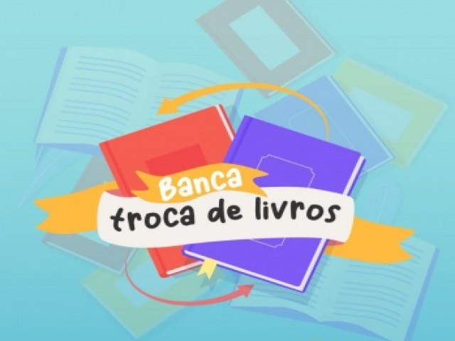 Biblioteca Municipal realiza Banca Troca de Livros nos dias 24 a 28 de abril