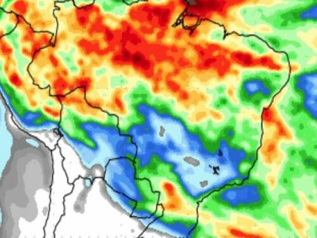 Grande parte do territrio brasileiro contar com fortes chuvas entre os dias 2 e 9 de maio