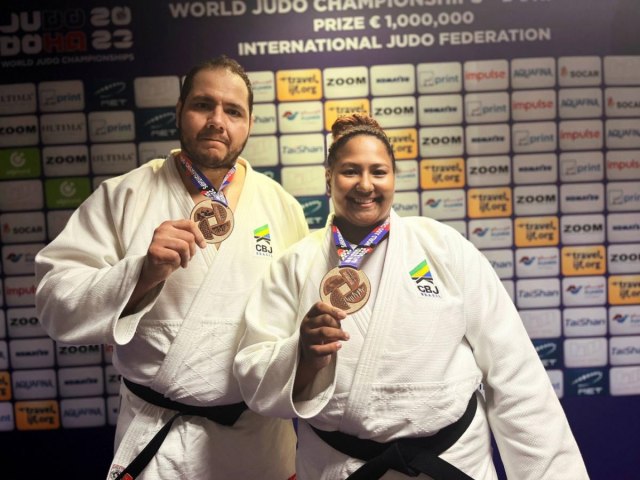 Beatriz Souza e Rafael Silva são bronze no Mundial de Judô Doha 2023