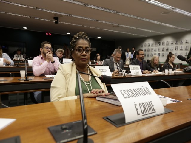 Deputada Federal Reginete Bispo convoca audincia pblica para debater o combate ao trabalho escravo