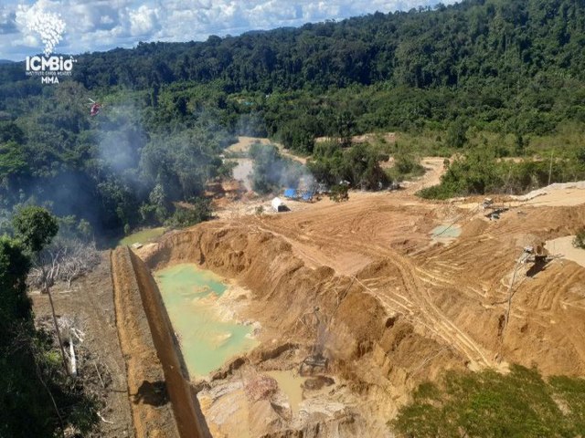 Garimpo ilegal devasta rea de 118 hectares em Rondnia e no Amazonas