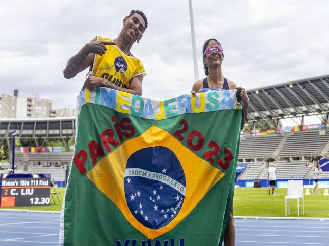 Atletismo: Brasil  ouro com Yeltsin e Jerusa no Mundial Paralmpico