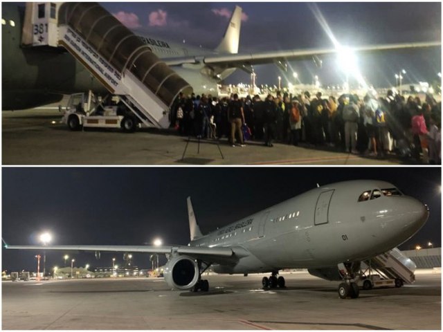 Primeiro avião da FAB deixa Israel com 211 brasileiros e chega a Brasília nesta quarta