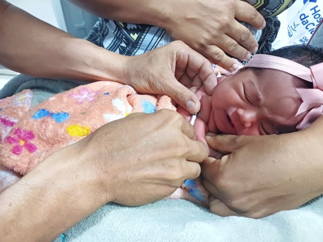 Maternidade do Hospital da Cidade oferece vacinao para recm-nascidos e purperas