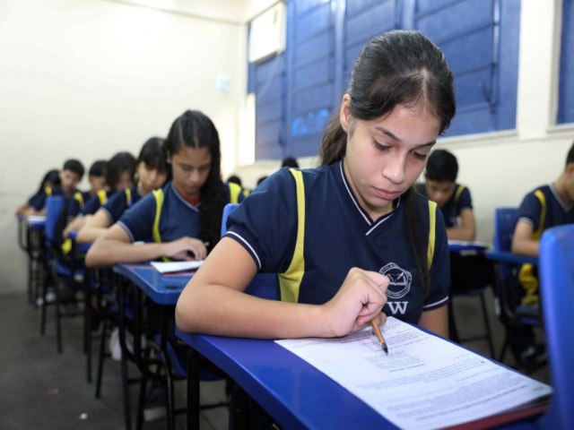 Avam 2024: Mais de 119 mil alunos so avaliados na prova diagnstica de ensino e aprendizagem