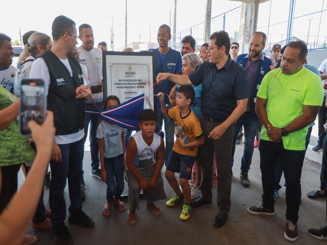 Governo do Amazonas inaugura complexos esportivos no Viver Melhor, na zona norte de Manaus