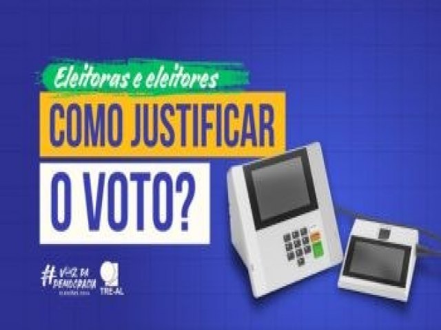 Saiba o passo a passo para justificativa eleitoral