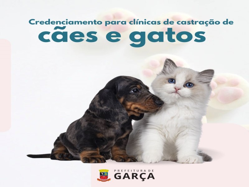 Chamamento pblico para credenciamento de clnicas veterinrias em Gara