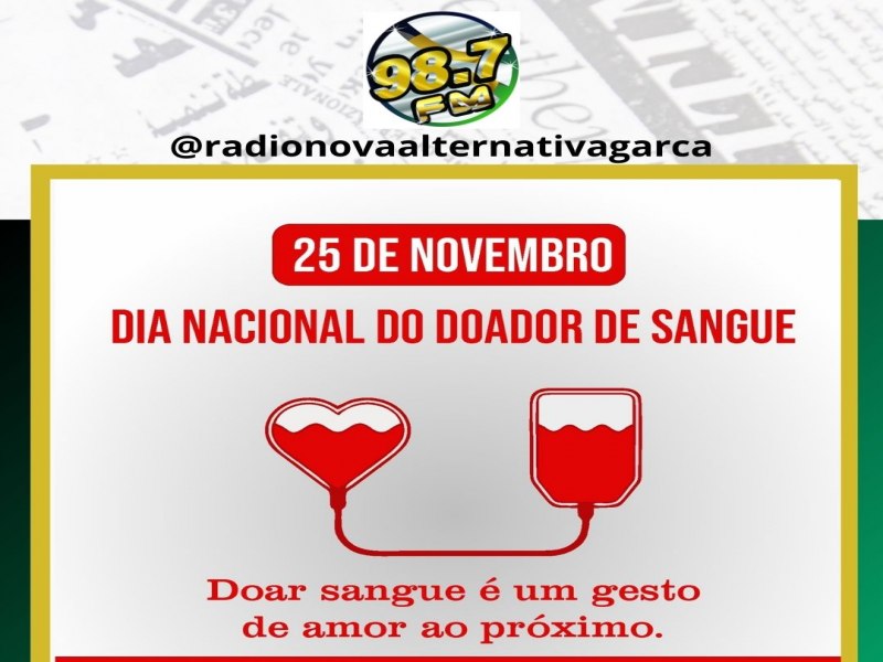 Hemocentro de Marlia celebra dia nacional do Doador de Sangue com Evento Especial