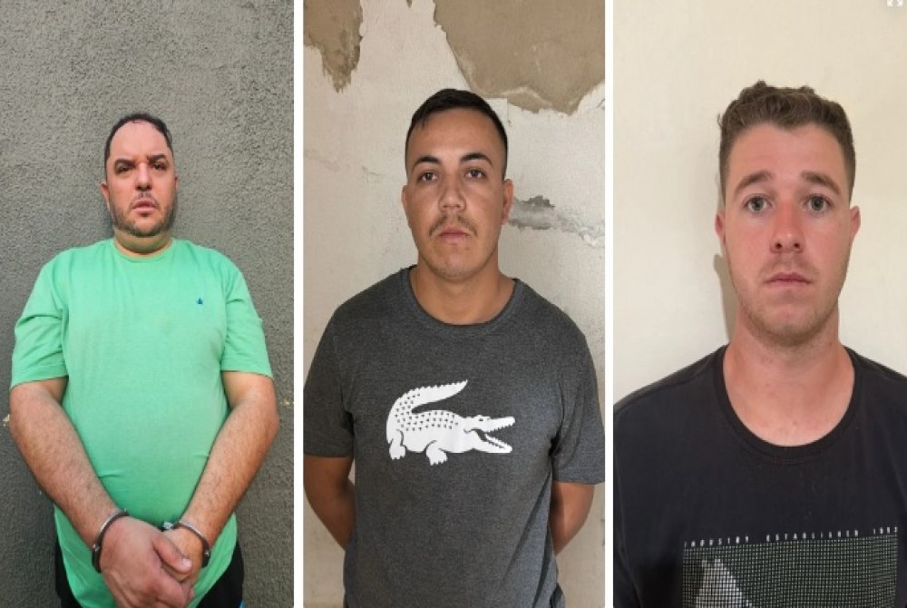 Opera��o prende tr�s suspeitos de integrar quadrilha que roubou fazenda em Gar�a.