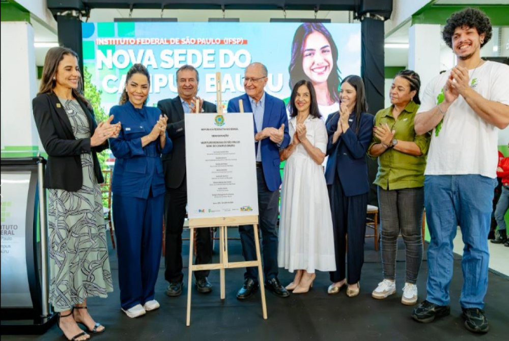 Instituto Federal de S�o Paulo inaugura novo Campus Bauru em �rea cedida pelo munic�pio.