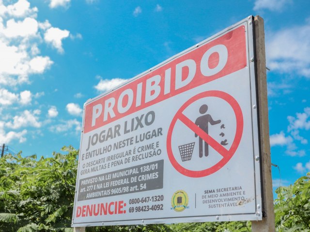 Prefeitura de Porto Velho move aes contra a degradao Ambiental