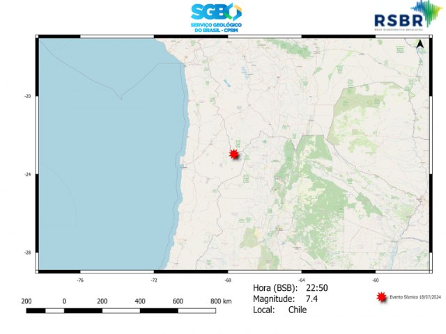 Servio Geolgico comenta tremores sentidos por brasileiros aps terremoto no Chile