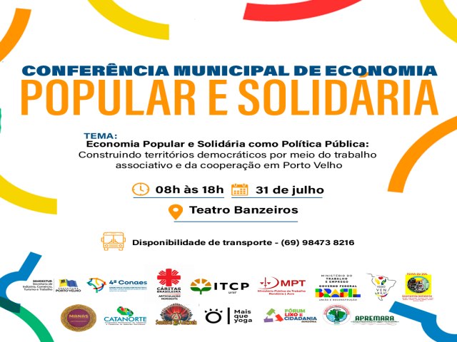 Conferncia Municipal acontecer na prxima quarta-feira (31)