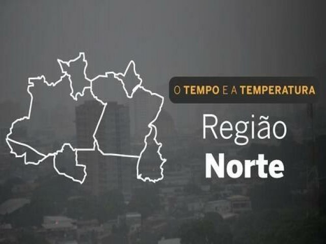 PREVISO DO TEMPO: Regio Norte tem cu encoberto e chuvisco nesta quinta (17)