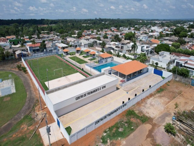 Governo de RO investe na construo de novo Centro de Treinamento da Polcia Militar, em Vilhena