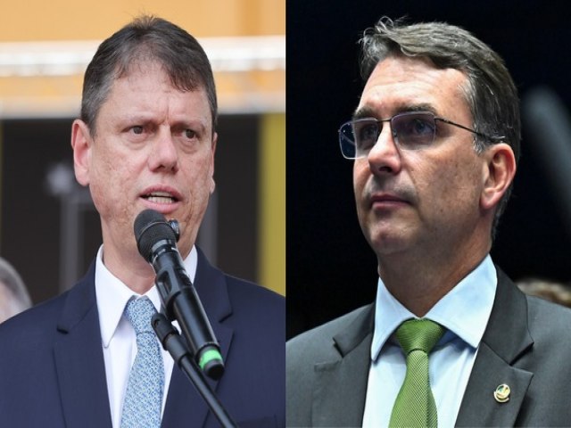 Fl�vio Bolsonaro leva crise de Vorcaro � Marcha de Tarc�sio