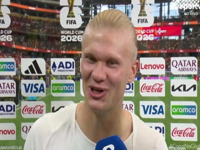 Haaland n�o se cala e desabafa sobre enfrentar o Brasil: "Vai ser um jogo..."