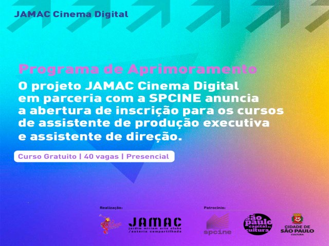 JAMAC e SP CINE lanam Cursos com foco no Mercado Audiovisual  Inscries Abertas!