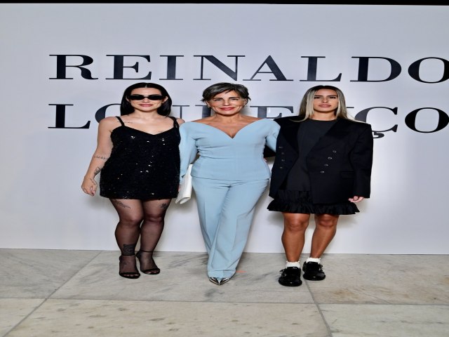 Gloria Pires prestigia desfile de Reinaldo Loureno na capital paulista