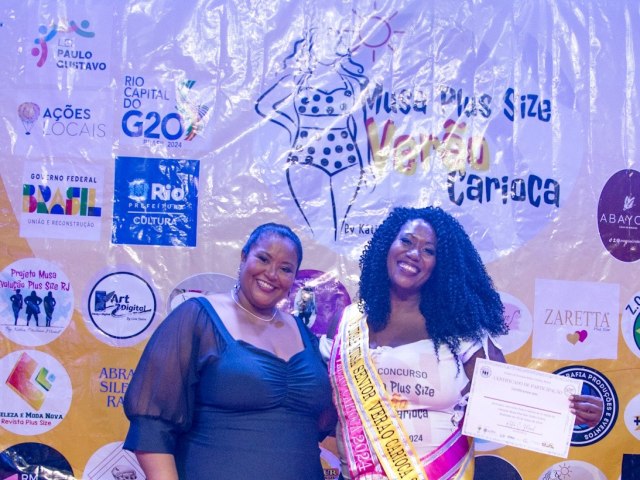 Ktia Cristina Mond comemora sucesso do maior evento plus size da cidade do Rio