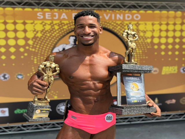 Vanderson Martins  campeo na categoria Boddy Muscle . 