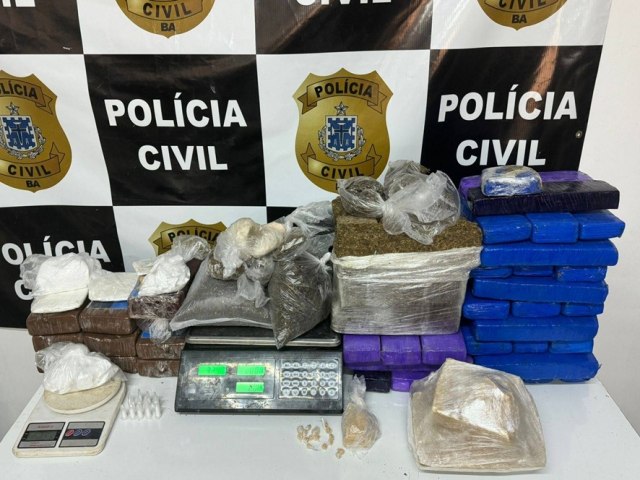 Operao Conjunta das Polcias Militar e Civil Apreende 50 kg de Drogas em Eunpolis, Bahia