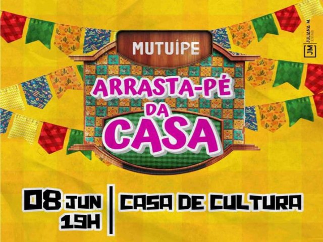 O Arrasta P da Casa na Casa de Cultura de Mutupe