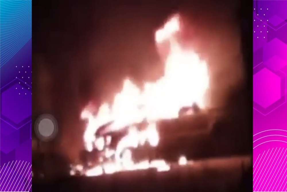 Presidente Tancredo Neves: popula��o incendeia caminhonete ap�s atropelamento de jovens talentos da m�sicos