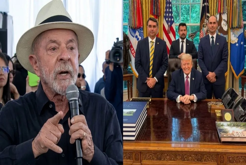 Lula chama filhos de Bolsonaro de ?traidores? e os acusa de incentivar press�o dos EUA contra o Brasil