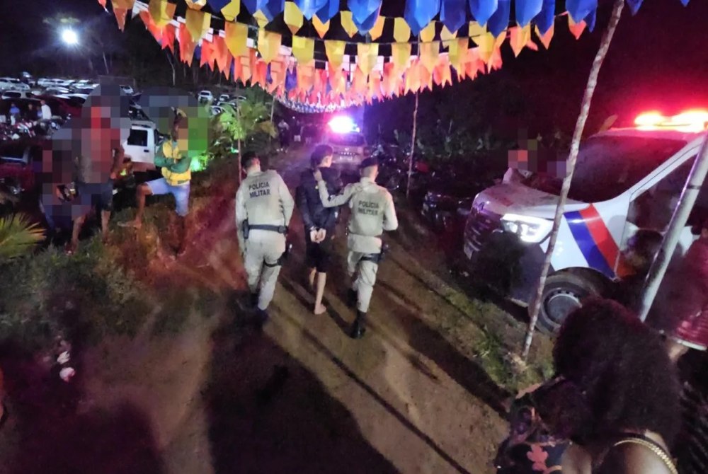 Homem com mandado de pris�o em aberto � detido ap�s ocorr�ncia com disparos de arma de fogo na zona rural de Mutu�pe