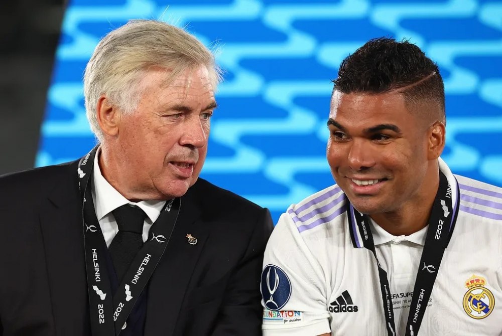 Casemiro supera Ancelotti em sal�rios: volante recebe mais que o t�cnico da Sele��o Brasileira