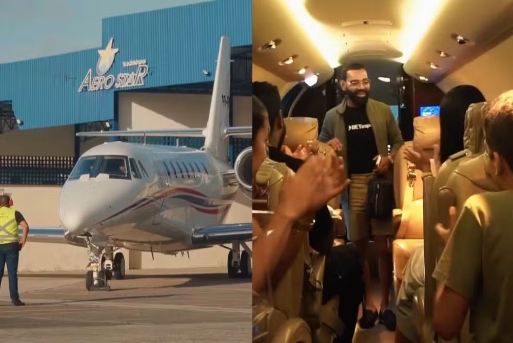Pablo celebra a compra de jato de R$ 38 milh�es e destaca trajet�ria de dedica��o � m�sica