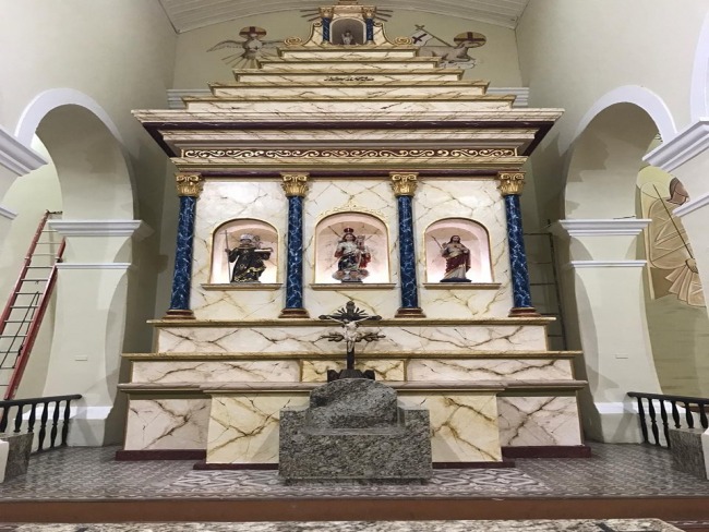 Restaurado o Altar Mor da Igreja do Rosário em Piancó