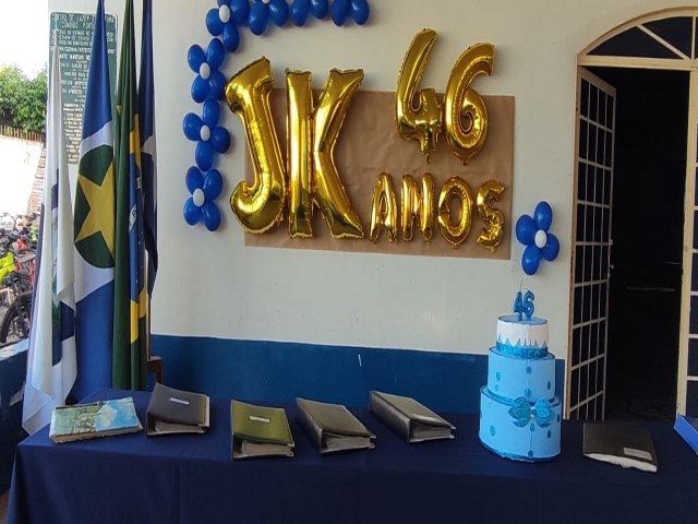 Escola JK - 46 anos prestando serviços educacional ao nosso município.  