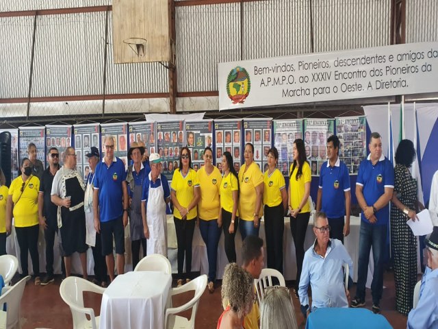 o XXXIV Encontro dos Pioneiros aconteceu e graas a Deus tudo ocorreu como esperado. Foi um sucesso e feito com muito carinho e amor a todos os pioneiros