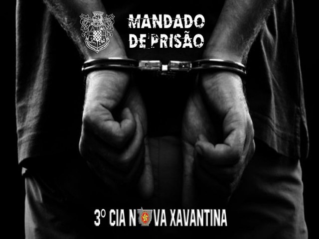 PM de Nova Xavantina prende mulher com mandado de priso em aberto*