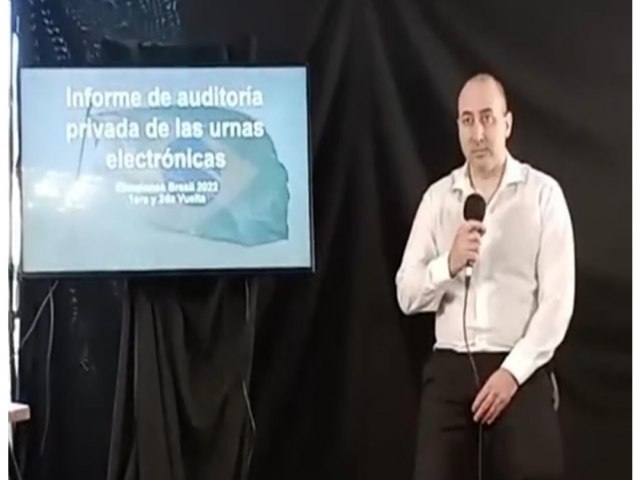 Em live, grupo argentino sugere fraude eleitoral no Brasil