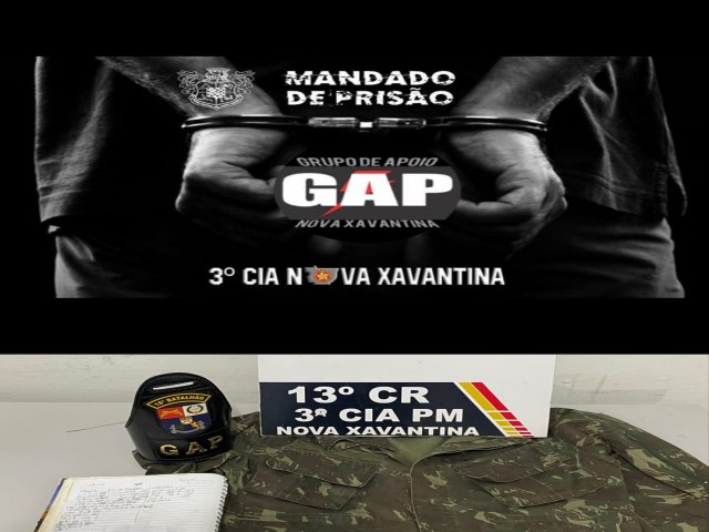 GAP PRENDE MEMBRO DO CV MANDADO DE PRISO EM ABERTO*