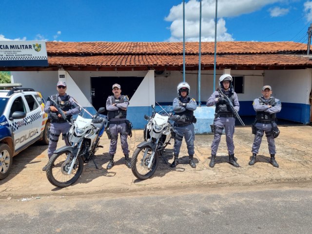  *GRUPO DE APOIO E MOTOPATRULHAMENTO REALIZAM POLICIAMENTO CONJUNTO*