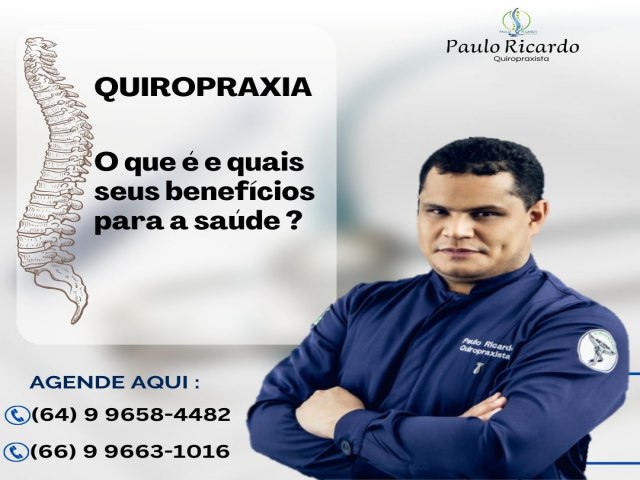 Vamos conhecer um pouco sobre QUIROPRAXIA