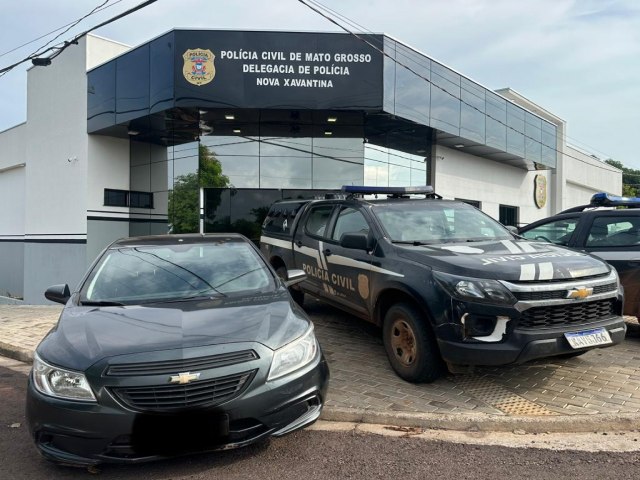 Polcia Civil prende em flagrante suspeito de receptao e apreende carro roubado