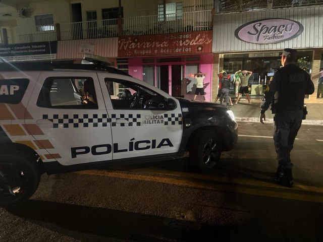 Polcia Militar Realiza Operao Contra a Criminalidade em Nova Xavantina