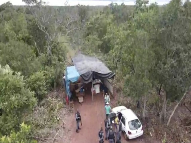 Foras de segurana frustram invaso de terras em Santo Antnio de Leverger