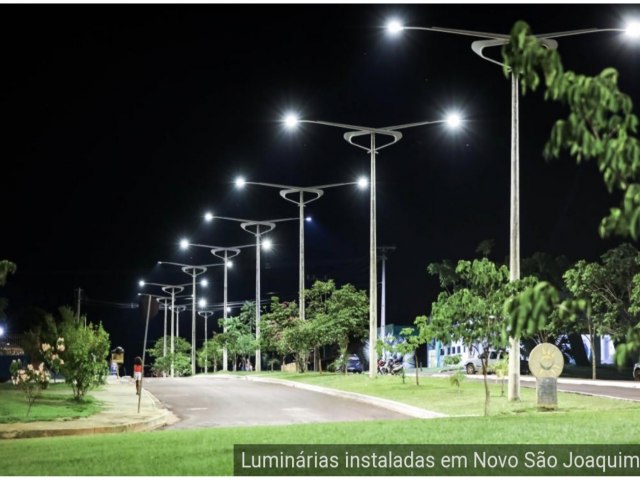 Municpios j instalaram 64% das luminrias do programa MT Iluminado