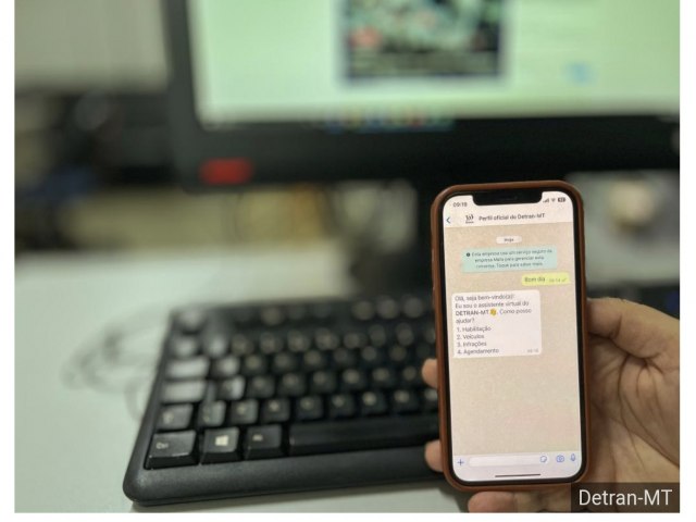 Detran-MT cria canal de atendimento pelo WhatsApp