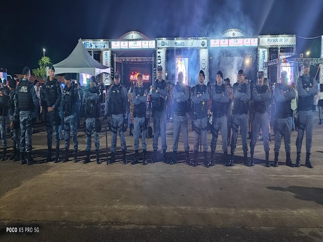 POLICIAMENTO NA LTIMA NOITE DA EXPONOVA 2024 EM NOVA XAVANTINA