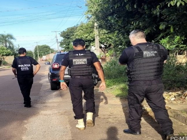 Polcia Civil cumpre 12 mandados contra organizao criminosa em Barra do Garas