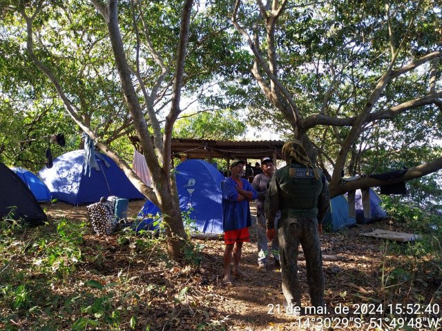 3CIPMPA-ARAGUAIA em conjunto com Policiais de Nova Xavantina, com apoio da SEMA-DUT/Barra, realizaram operao fluvial no Rio das Mortes, entre as cidades de Nova Xavantina, Nova Nazare e Distrito de Cachoeira da Fumaa (Novo So Joaquim-MT)