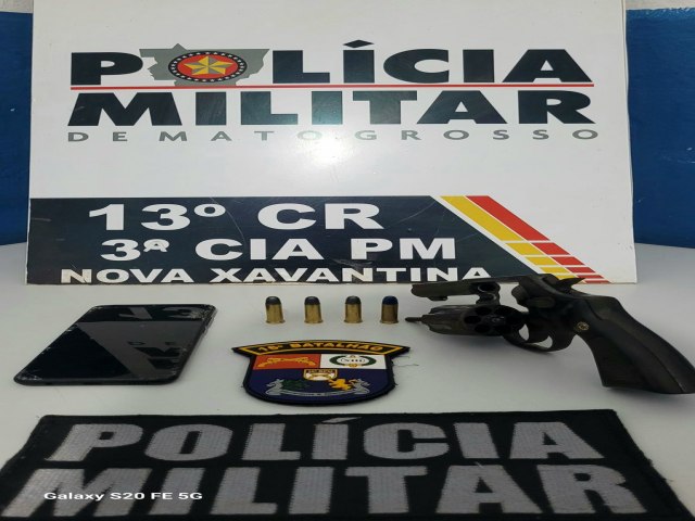 PM DE NOVA XAVANTINA EM AAO RAPIDA  PRENDE  DOIS SUSPEITOS POR PORTE ILEGAL DE ARMA DE FOGO 